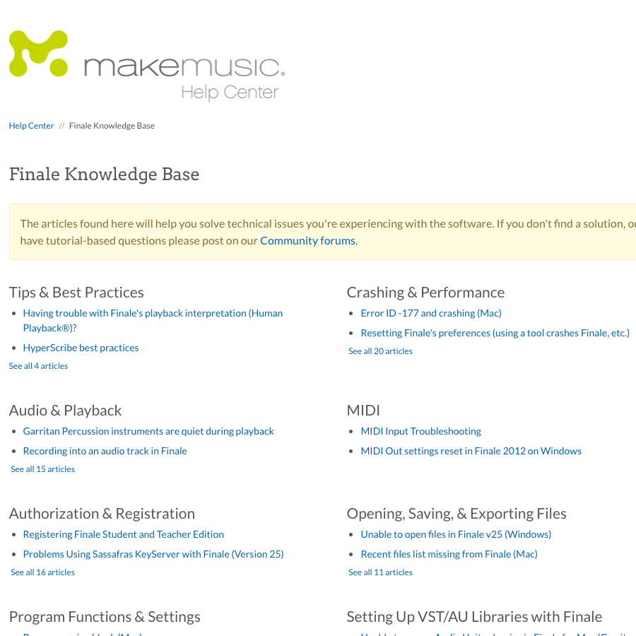 Finale music software for mac